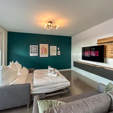 Design-apartment - Zentrum - 2 Balkons - 118m2 - Netflix Apartament