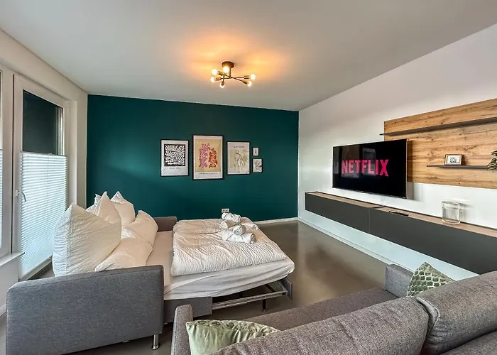 Design-apartment - Zentrum - 2 Balkons - 118m2 - Netflix 公寓