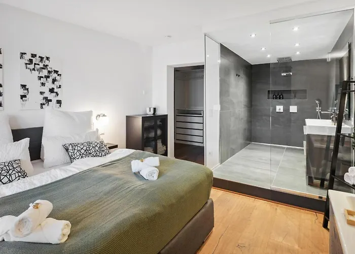 Design-apartment - Zentrum - 2 Balkons - 118m2 - Netflix Apartmán Bochum